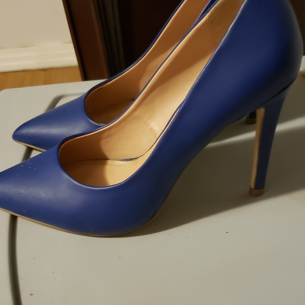 Electric blue heels